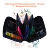 Oil Painting Pencil with 1 * Eraser/ 1 * Sharpener Stick Art Set Kit Oil-based Soft