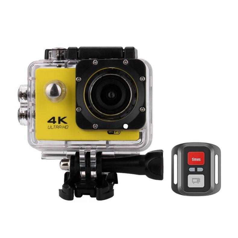 CrossD800R 4K HD Sports Camera with Remote, WiFi & Waterproof for Outdoor Cycling
