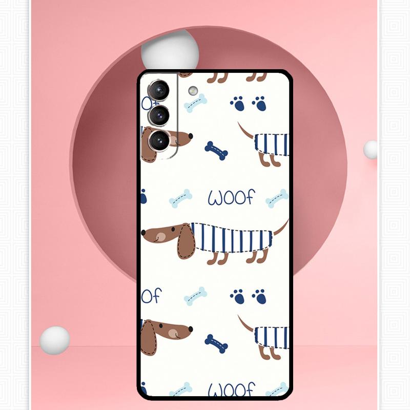Sausage Dog Dachshund Quotes Case For Samsung Galaxy S24 Ultra S20 S21 S22 S23 S25 Ultra S9 S10 Plus S25 FE Cover Funda