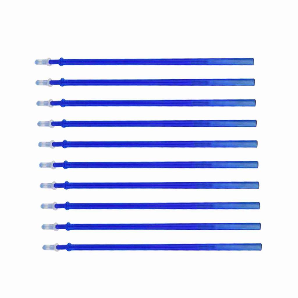 50 Pieces Blue Ink Erasable Gel Ink Pen Refills Fine Point 0.5mm Replacement Gel Pen Refills for Erasable Pens Office