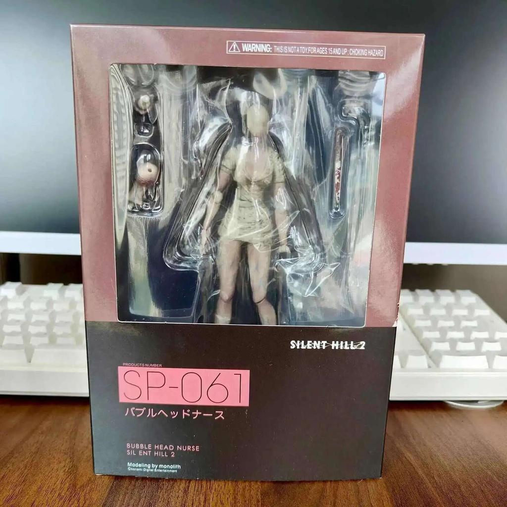 Hill SP-055 SP-061Silent 17cm Action Figure Pyramid Head Red Pyramid Thing Figurine Ornaments PVC Movable Collection Model Toys