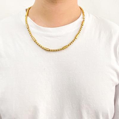 Urok Biżuteria ze stali nierdzewnej 5mm Łańcuszek męski Naszyjnik dla mężczyzn Kobiety Hip Hop Duży Choker Prezenty