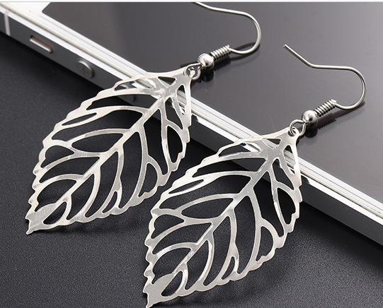 DIMANAF 2024 Four Seasons Retro Všestranný etnický styl Jednoduché umění Leaf Přívěsek Nastavitelná móda oděvních doplňků a přívěsků