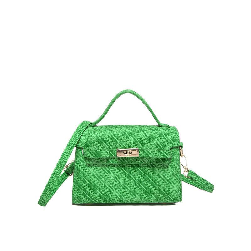 Trendy Commuter Bag Small Square Pu Leather Handbag For Spring Summer 2024