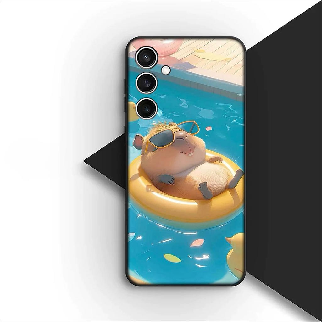 Anime Capybara Wallpaper Silicone Cover for Apple iPhone 17 12 13 Pro Max Mini ProMax 7 + 8 Plus Air 8+ Coque Phone Case