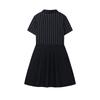 Fila Heritage Pullover Knit Cool Short Sleeve Dress Women Dresses F51W638303F-NV