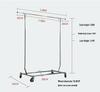 Outdoor Stainless Steel Telescopic Folding Display Stand for Clothing Store and Mall Exhibitions