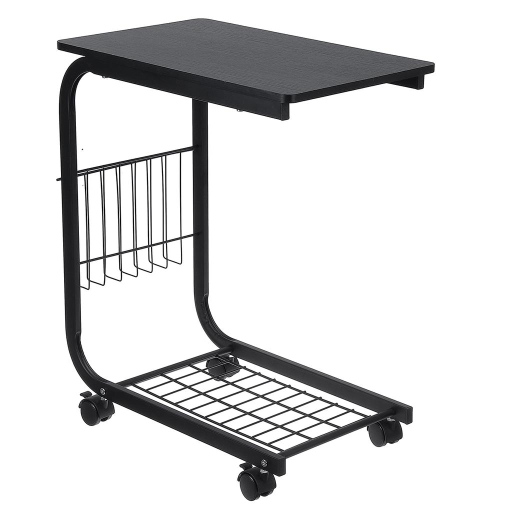 Buy TV Lap Snack Removable Desk Coffee Tray Side Sofa Side Table with Detachable Wheels For Home