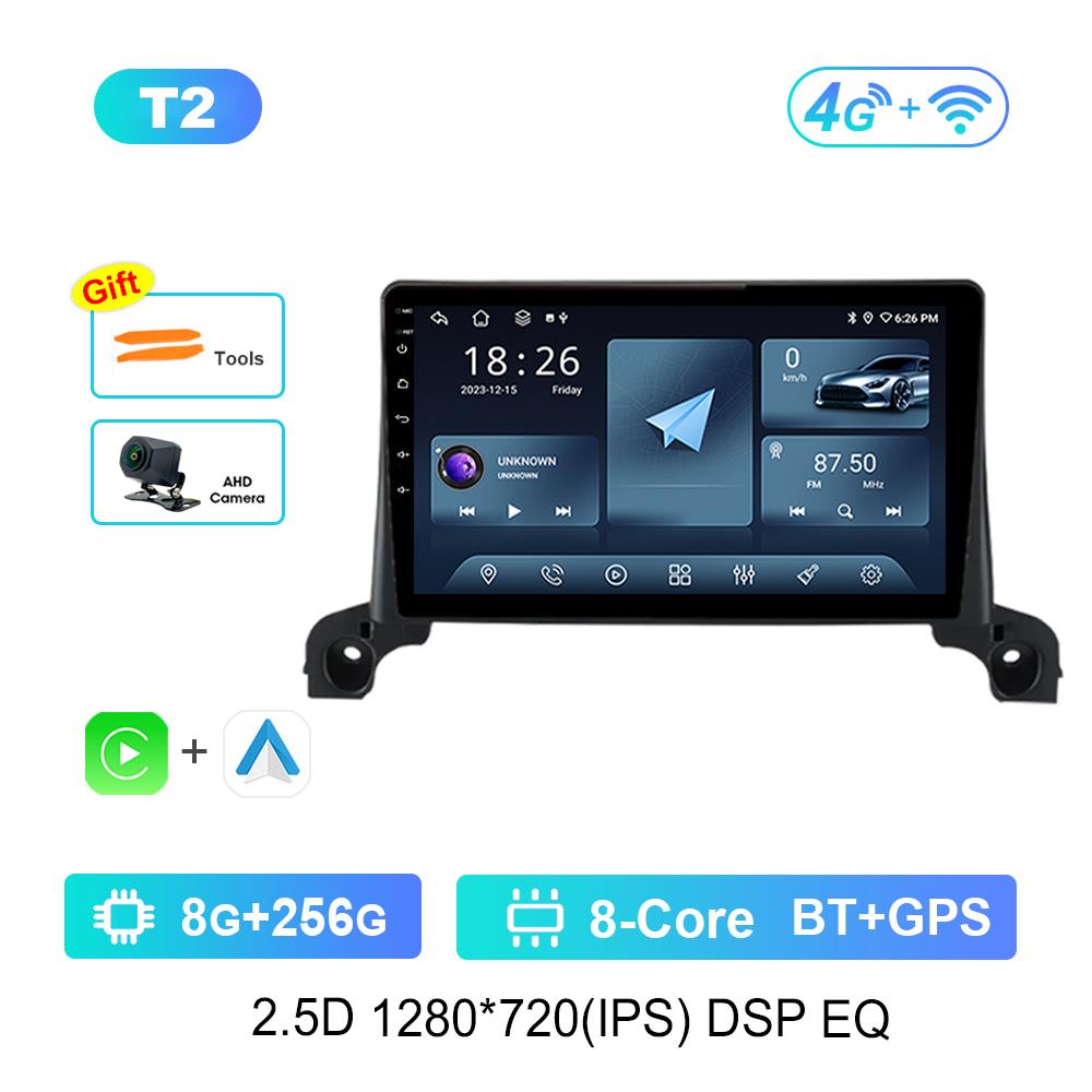9'' DSP Stereo Android OS Touch Screen WiFi for Peugeot 5008 4008 2017 - 2019 Navigation GPS 4G Car Radio Multimedia Player BT