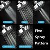 Modern High Pressure Rain Shower Head Anti-Clog Water Saving Bathroom Showerhead Adjustable Spray Shower Head Shower Room
