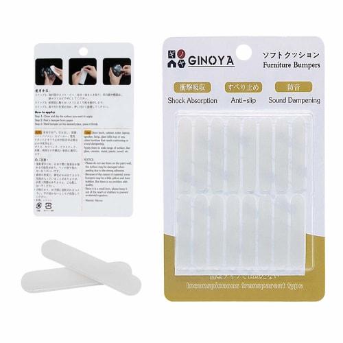 

Ginoya Soft Cushion, 16-Pack, Long Door Stop Cushion for Impact Noise and Scratch Prevention, Non-Slip, Instructions Included