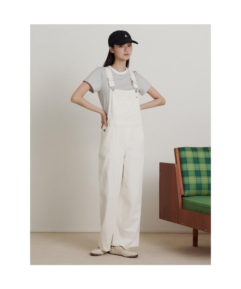 Binpolleidiseu [B. My] Denim Overalls White (Bf6471N011)