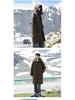 Men's Mid-Length Cotton Padded Jacket - Thickened Winter Coat for 2025 Season