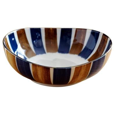 Tableware East Simmering Rust Tokusa Bowl, 16.7cm, Blue-Brown