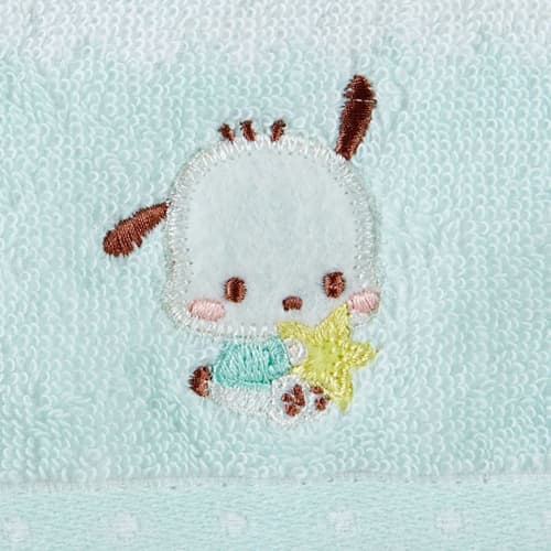sanrio baby pochacco towel & bib set baby 691275