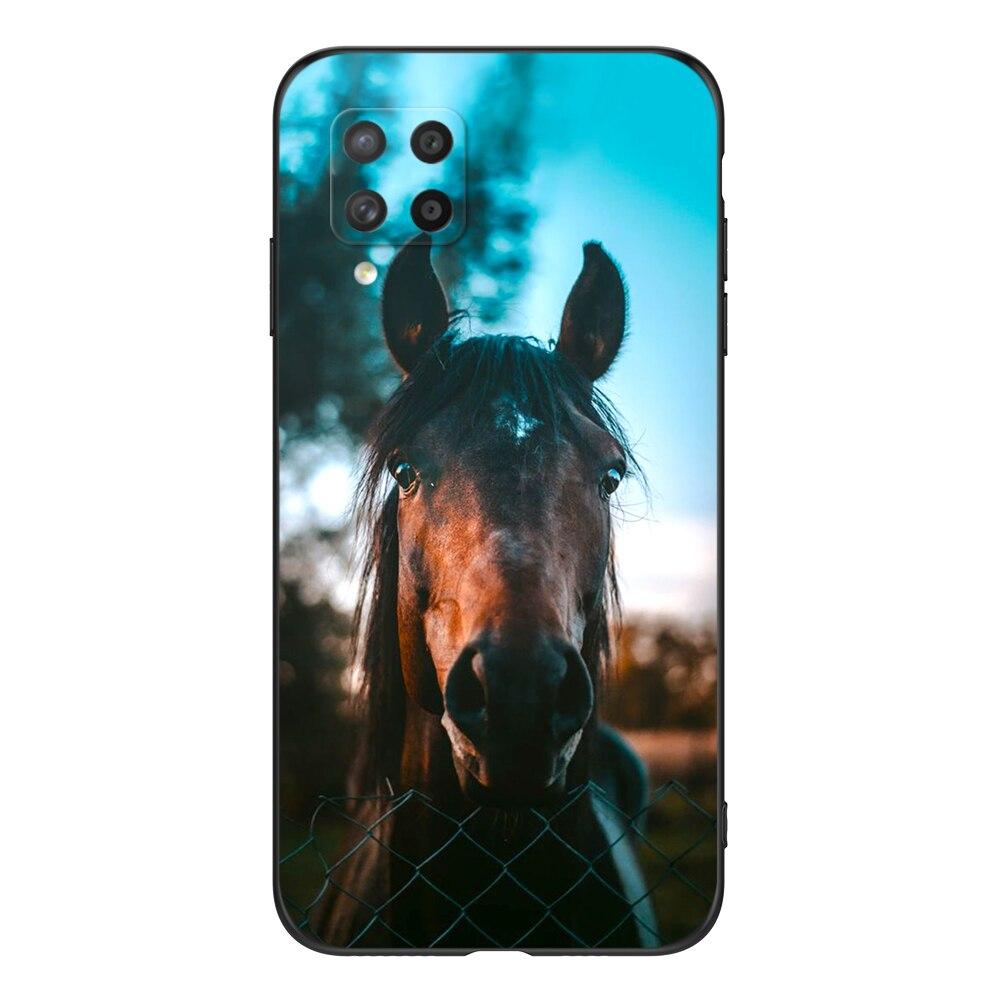 For Samsung Galaxy A42 5G Case For GalaxyA42 A 42 5G SM-A426B A426 Phone Cover 6.6inch Black Tpu Case Lion Wolf Tiger Dragon