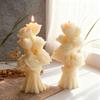Flexible Rose Shaped Silicone Craft Mold Easily Release DIY Scented Gypsum Candle Wax Chocolate Molds
