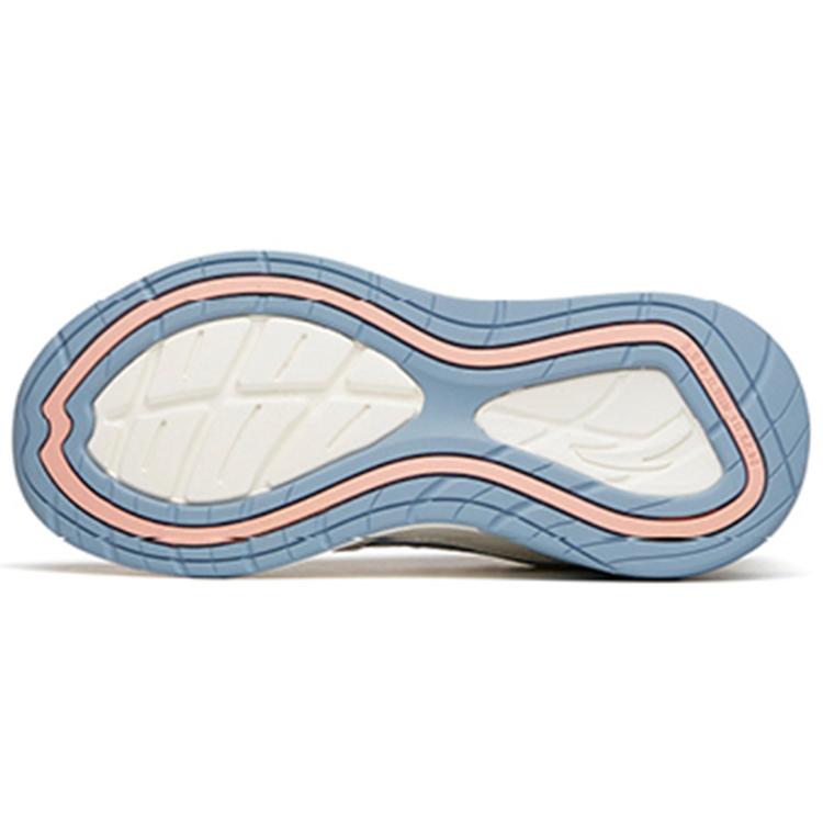 Anta Chasing Clouds Cushioning Low Top Sports Casual Shoes Women's White Blue Green 922218873-3