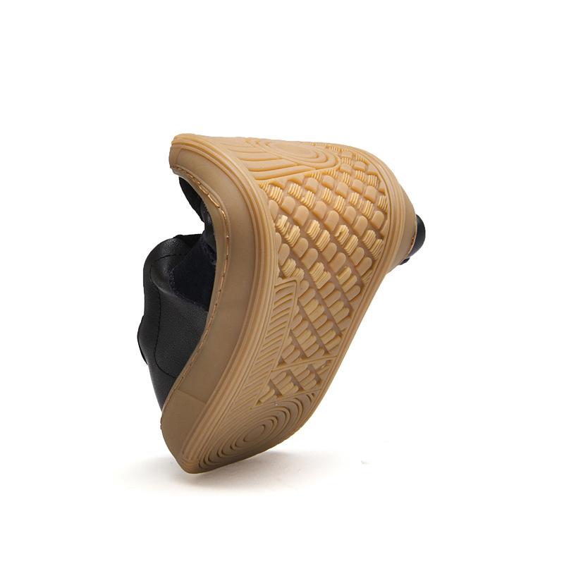 Retro men's first layer cowhide reinforced sewing line beef tendon sole sports and leisure board shoes men's trend