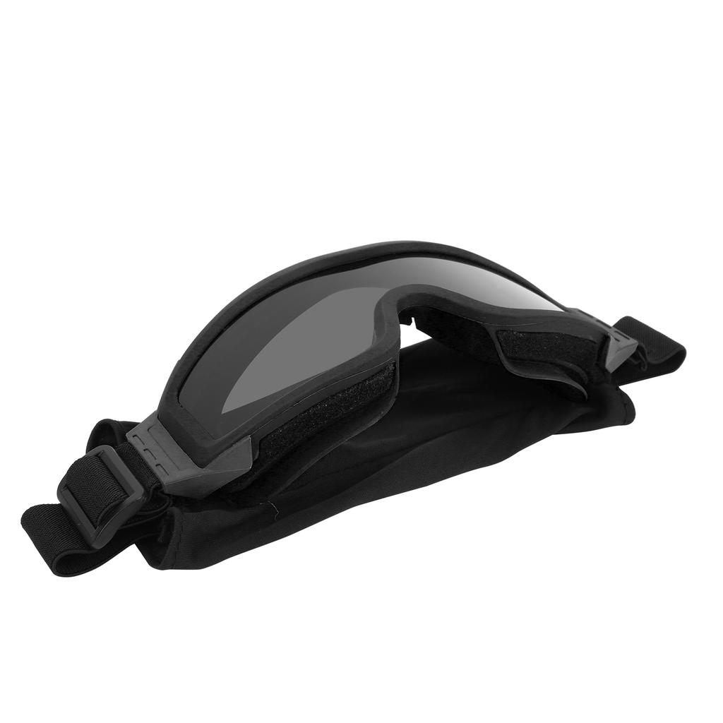 Motorradbrille Antibeschlag Radbrille Staubdicht ATV Dirtbike Winddichte Brille Schwarz