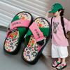 Fashion Child Slippers Simple Girls' Shoes Retro Girls' Slipper Soft Soled Beach Shoes Anti Slip Outdoor Slippers