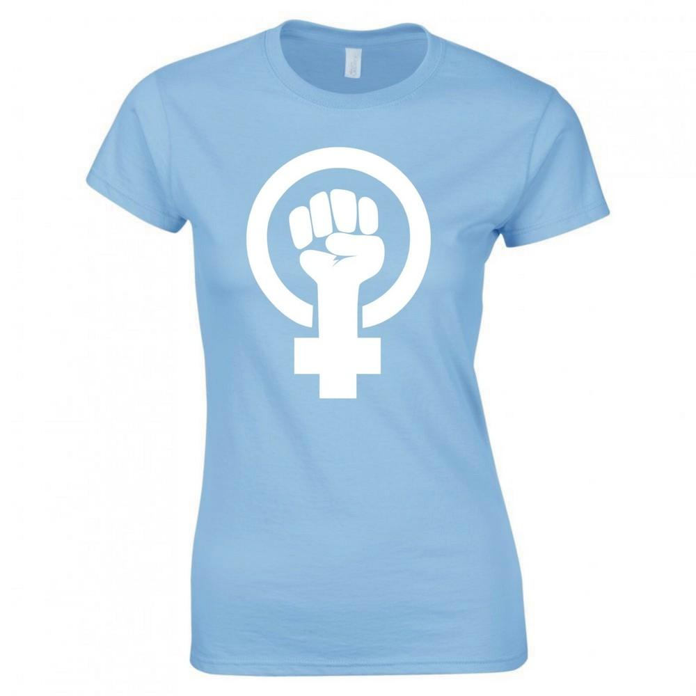Feminist Female Symbol Fist Skinny Fit TShirt S