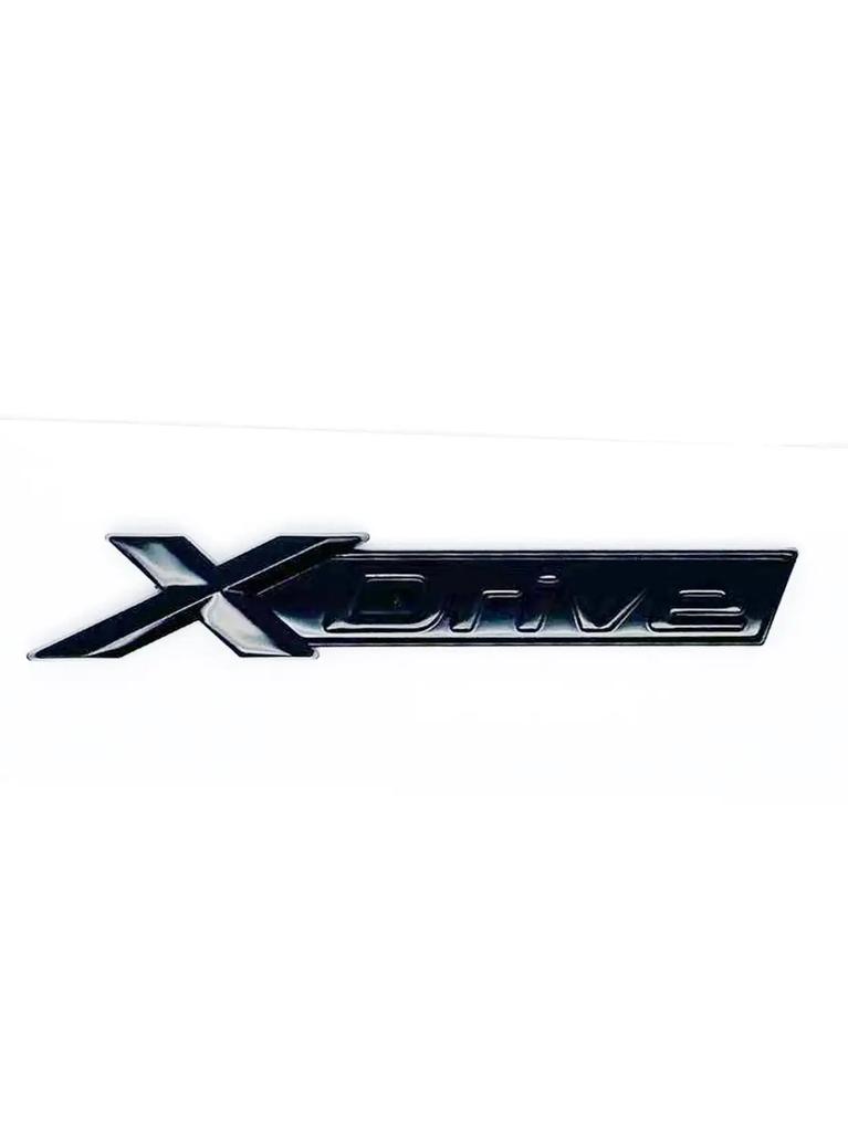 New Chrome Black Fender & Trunk Emblem Sticker for BMW 3/4/5/6/7/8 Series X1 X3 X4 X5 X6 Z4 GT SDrive XDrive EDrive Badge Decal Yw2