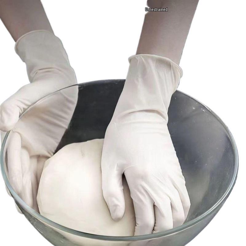 Extra Long Durable Nitrile Gloves: Food Grade, Waterproof, Wear-Resistant, Thickened for Dishwashing