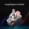 High Current Toggle Switches 2A 4A Strong Rocker Designs with Metal Iron Housing Suitable for Vehicle Boats Power Control