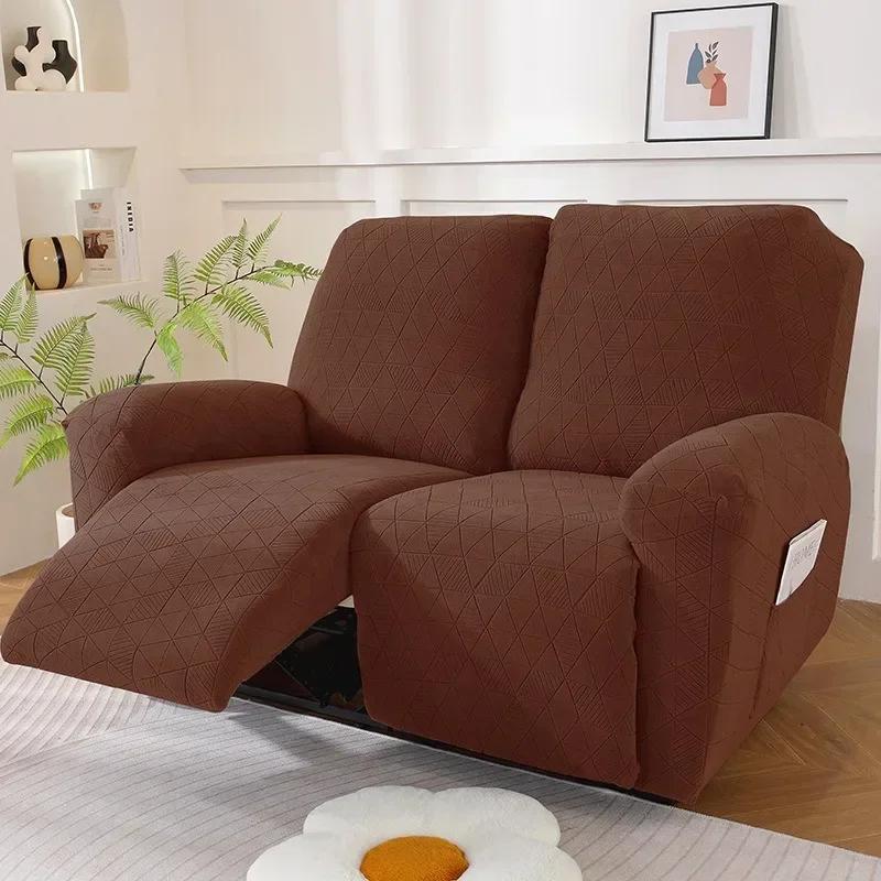 Recliner Sofa Cover Non-slip Massage  Sofa Cover All-inclusive Lounger Single Seater Couch Sofa Slipcover Armchair Cover