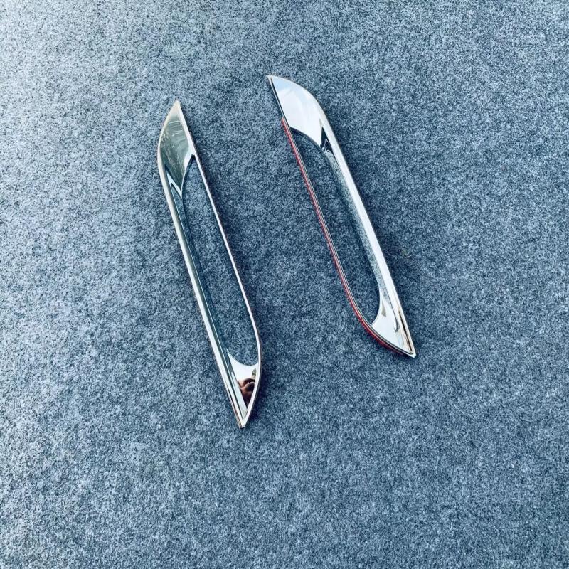 For Nissan Note E13     ABS Chrome front Rear Reflector Fog Light Lamp Cover Trim Bezel Frame Styling Garnish rear