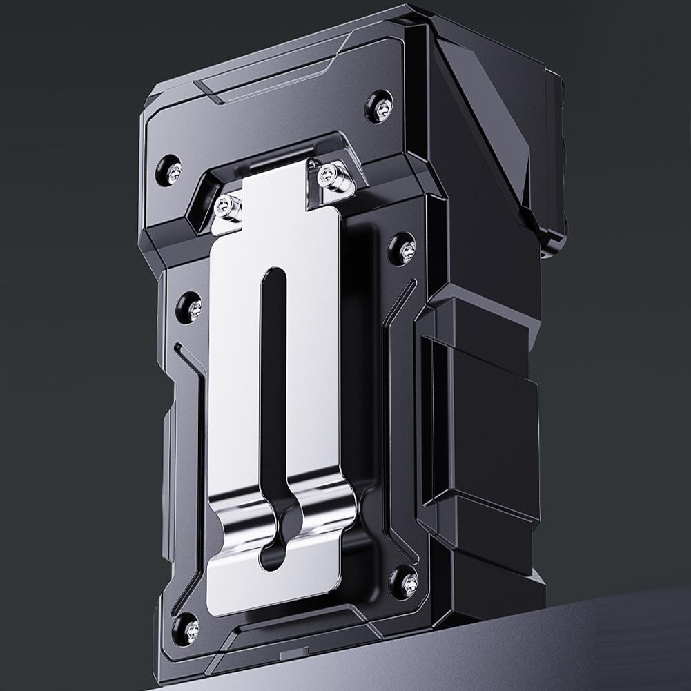 COB SMD Pocket Emergency Lantern Power Display Powerful Mini Torch Rotatable LED Keychain Flashlight for Camping Fishing Walking