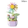 13 Styles Pretty Flower Building Blocks Rose Valentine's Lavender Peach Lily Of The Valley Tulip Bricks DIY Home Ornaments