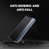 Capa para Samsung Galaxy S26 com Janela de Visualização Resistente a Arranhões em Couro PU com Flip e Suporte