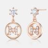METROCITY JEWELRY Tuberare Rose Silver Earrings A201SE9005RPA