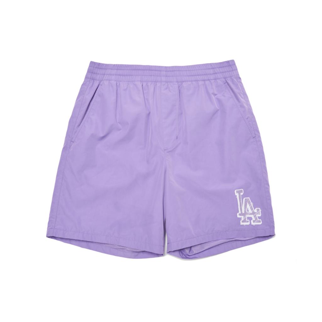 New MLB Los Angeles Dodgers Shorts Unisex Purple 3ASMS0223-07PPN