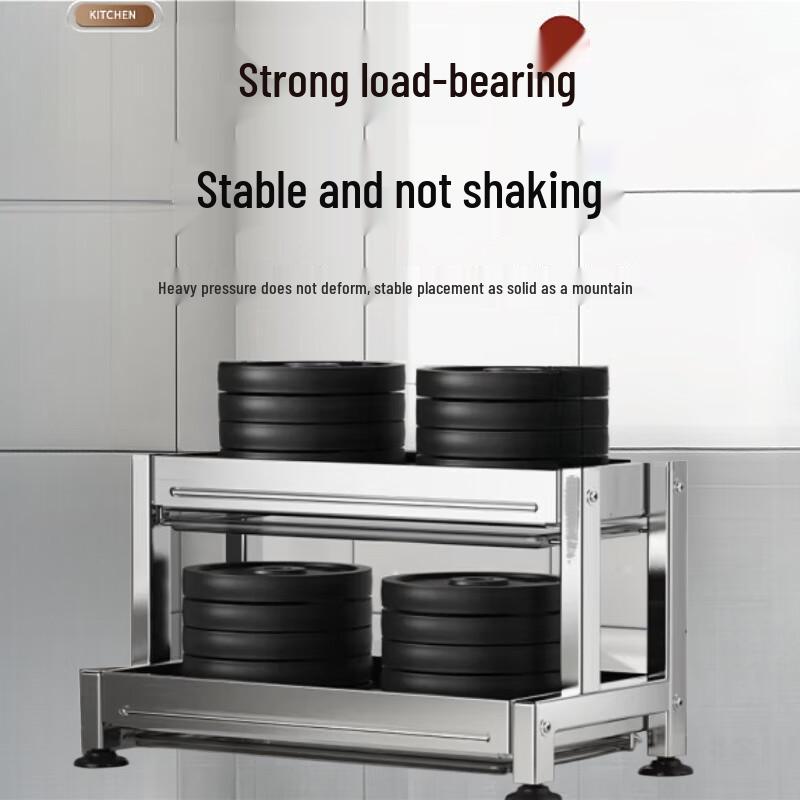 304 Stainless Steel Double-Layer Kitchen Dish Rack