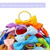 30/40/60PCS 2'' Grosgrain Ribbon Bowknot Elastic Hair Rubber Band for Baby Girls Sweet DIY Hair Bows Ties Headwear Kid Hairband