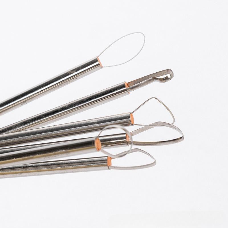 6 Pieces of Ceramic Tool Repair Tool Set for School Pottery Bar Special Embryo-wet Repair Clay Sculpture Double-head Scraper
