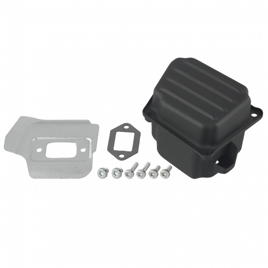 Enhanced Noise Reduction Chainsaw Muffler Replacement Exhaust Silencer Kit