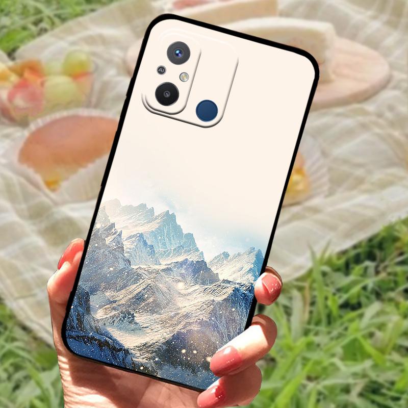 For Xiaomi Redmi 12C Case 12 C TPU Silicone Shockproof Cartoon Phone Covers For Redmi 12 4G 5G Soft Protective Fundas Bumper