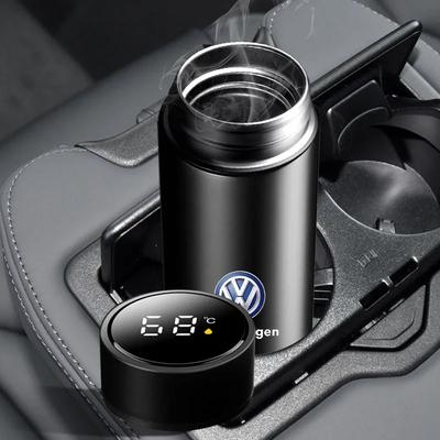 Για Volkswagen VW Αυτοκίνητο Έξυπνο Θερμός Με Οθόνη Θερμοκρασίας Κούπα Καφέ Για Volkswagen Golf-5 6 7 Bora Jetta POLO MK4 MK6