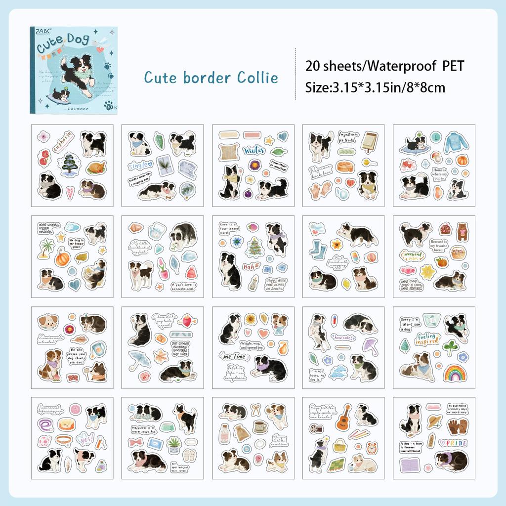 Self Healing Stickers, Pet Hand Account Stickers, Book Cutting Film, Cute Sticker Book
