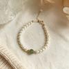 Chinese Natural Freshwater Pearl Bracelet Women's Ins Retro Niche 118K High-end Jade Woven Jewelry 2026