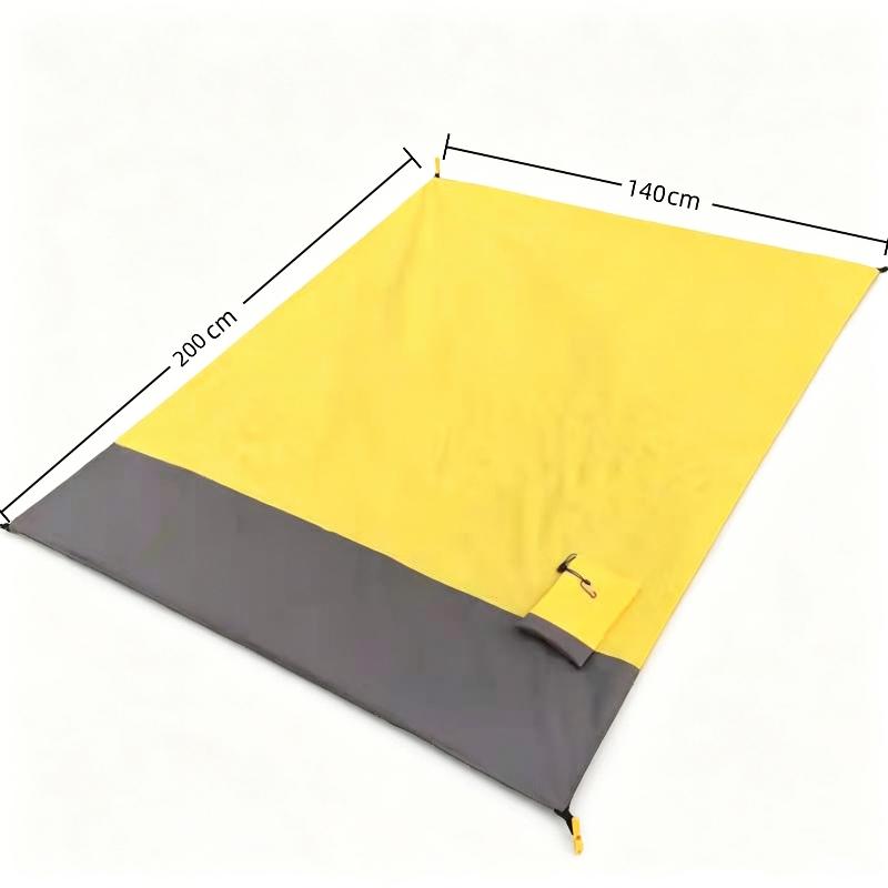 Waterproof Pocket Beach Mat Folding Beach Blanket Camping Mat Lightweight Lightweight Mat Outdoor Picnic Mat