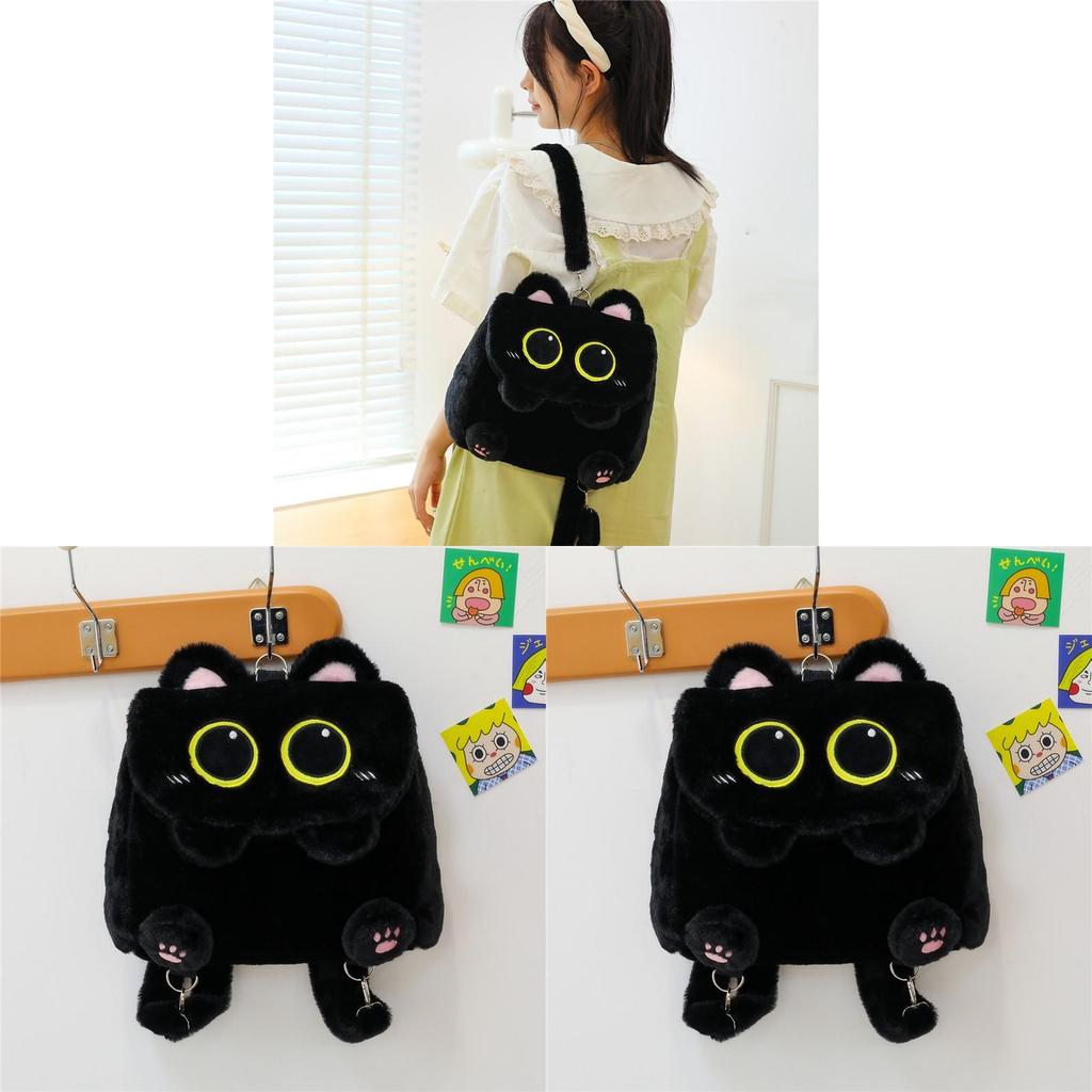 Plush Animal Backpack For Kids With Zipper Closure And Soft Cotton Lining