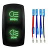 1 Pc Green 12V/24V Rocker Toggle Switch With Jump Wire for Car Boat Truck Marine Yacht Trailer Tractor Jeep YJ JK Vans SXS Battery Switches5