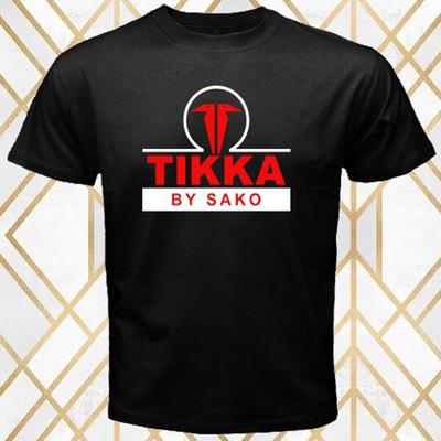 Tikka By Sako Firearms Wapen Logo Zwart Unisex T-shirt