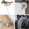 Telescopic Cleaning Mop Up To 254cm Handy Flexible Microfiber Extra Long Detachable and Adjustable Perfect for Air and Perfect for Cleaning 9-Piece