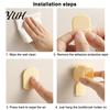 Space Saving Toothbrush Case Cute Bear Wall Mounted Holder with Dustproof Flip Cover, Single Hygienic Brush Protector Dispenser Storage Organizer,